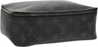 Louis Vuitton Pre-owned Clutches, female, Black, Size: ONE SIZE Pre-owned Canvas Clutch