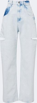 Maison Margiela Cutout barrel-leg jeans