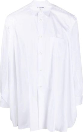 Comme Des Garçons White Side Slit Shirt