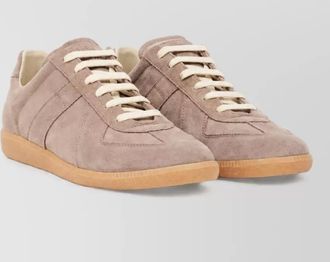Maison Margiela leather lace-up sneakers