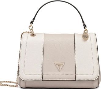 Guess Co mini Noelle logo-plaque crossbody bag - Neutrals