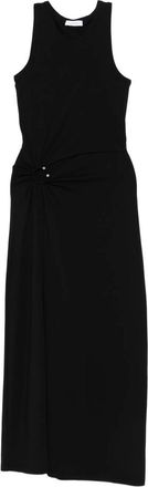 Paco Rabanne Ring-detail Maxi Dress