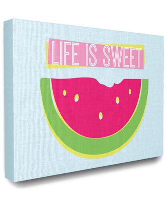 Stupell Industries Life Is Sweet Watermelon Neon