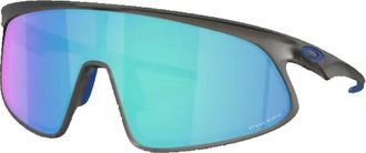 Oakley Stijlvolle zonnebril met Prizm Sapphire lenzen - unisex - Zonnebrillen - Grijs - 49 MM - Accessoires