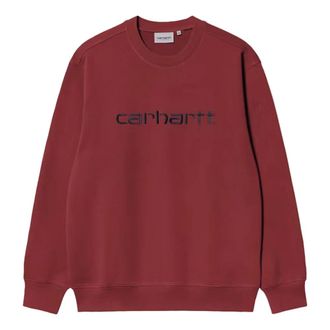 Carhartt Work in Progress Sweatshirt - male - Carhartt Wip - Sweatshirts - Red - S - Sweatshirts & Hoodies