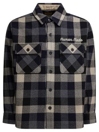 Human Made Overshirt-Jacke aus menschlicher Wolle