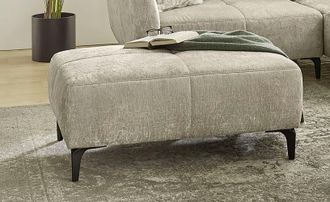 Jockenhöfer Hocker »Salo« im Retrolook mit Wellenunterfederung und frei im Raum stellbar