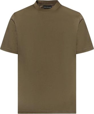 Giuliano Galiano Vice T-Shirt - Heren - T-shirts - Bruin - L - Katoen - Tops