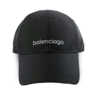 Balenciaga Hoeden - Heren - Petten - Zwart - M - Nylon - Accessoires