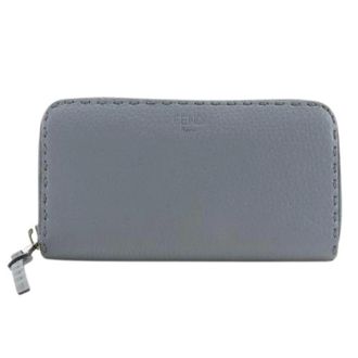 Fendi Pre-owned Wallets, female, Blue, Size: ONE SIZE Pre-owned Selleria Leather Long Wallet