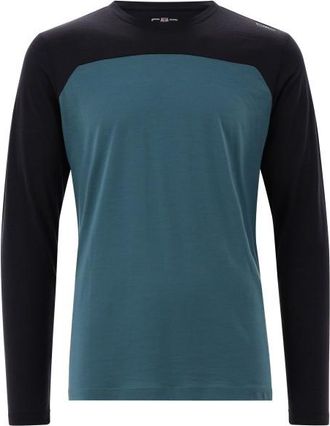 F.lli Campagnolo Kildar T-Shirt Merinolongsleeve für Herren | blau/schwarz