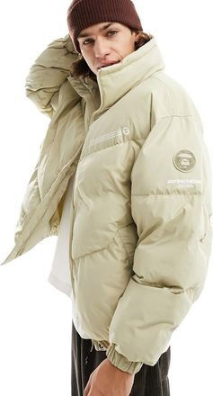 Aape By A Bathing Ape AAPE By A Bathing Ape - Now - Piumino beige-Neutro