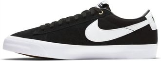 Nike Mens Sb Blazer Low Pro Gt Skate Shoes In Black/white