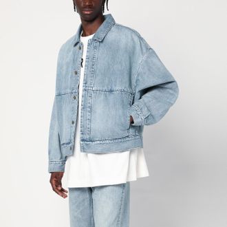 Fear of God Giacca Trucker blu chiara in denim
