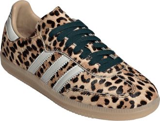 adidas Gender Inclusive Genuine Calf Hair Samba OG Sneaker in Magic Beige/ivory/gum 3 at Nordstrom, Size 11.5