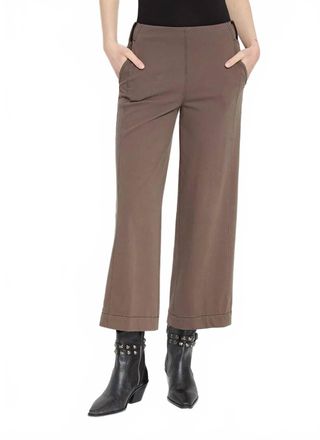 Lyss&eacute; Franca Wide Leg Crop Pants In Driftwood