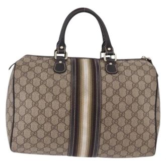 Gucci Pre-owned Vintage Handbag - Dames - Vintage Handtas - Beige - ONE Size - Leer - Vintage