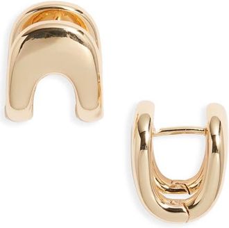 Nordstrom Crescent Huggie Earrings in Gold at Nordstrom