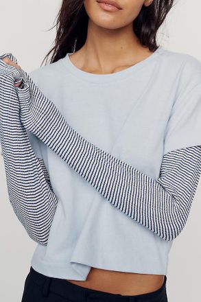 Pilcro Twofer Long Sleeve Tee