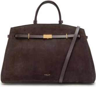 DeMellier The Hudson Grained Leather top Handle bag - Dark Brown - One Size