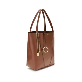 Chlo&eacute; Womens Brown Calf Leather Bos Taurus Shoulder Bag