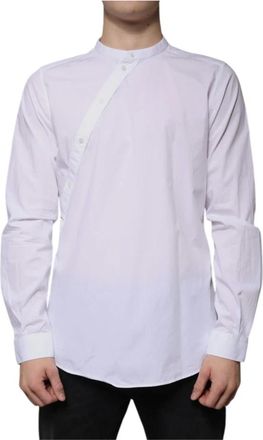 Dolce & Gabbana Heren, Overhemden, Wit, Maat: 3XS Katoen