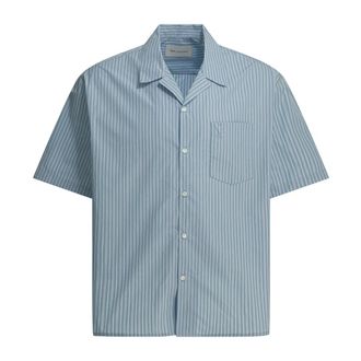 Ami Short Sleeve Shirts, male, Blue, Size: 2XL De Coeur Boxy Shirt