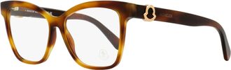 Moncler ML5165 Butterfly-Frame Acetate Eyeglasses - Brown