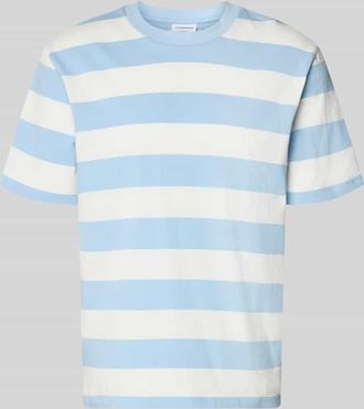 Lindbergh Lindbergh Oversized T-Shirt mit Rundhalsausschnitt in Hellblau, Gr&ouml;&szlig;e XXXL