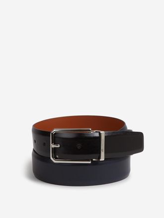 Santoni Adjustable Leather Belt