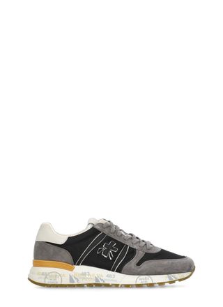 Premiata Grey Lander 7207 Lettering Sneakers