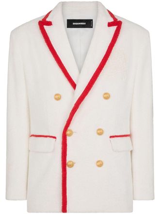 Dsquared2 Blazer met dubbele rij knopen - Beige
