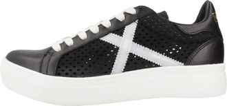 Munich Schoenen, Dames, Zwart, 37 EU, Leer, Rete Sky Sneakers