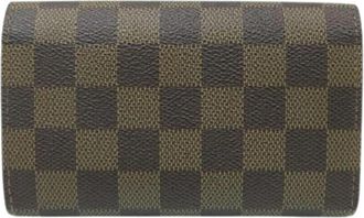 Louis Vuitton Pre-owned Damier Bifold Portemonnee - Dames - Vintage Accessoires - Bruin - ONE Size - Vintage