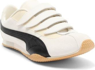 Puma H-Street Strap Sneaker in Warm White/Puma Black at Nordstrom, Size 10.5