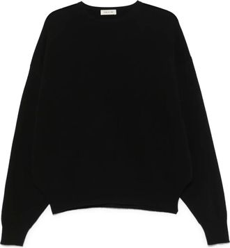 Fear of God fine-knit crew-neck sweater - Black