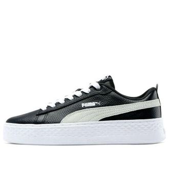 Puma (WMNS) PUMA Smash Platform Leather Black 366487-11