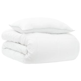 vidaXL Set Piumone Per Tutto LAnno 2 Pz 135 X 200 Cm 150+250 Gsm Vidaxl
