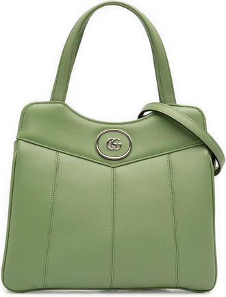 Gucci Pre-owned Gucci Small Leather Petite GG Tote Ladies 745918 520981