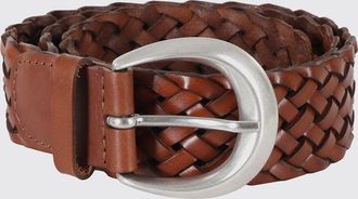 Orciani Cintura in pelle intrecciata