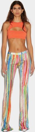 Dsquared2 Multicolor Fibres Casual Womens Pants