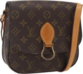 Louis Vuitton Pre-owned Vintage Canvas Cross Body Tas - Dames - Vintage Schoudertas - Bruin - ONE Size - Vintage