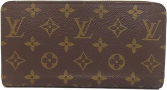Louis Vuitton Brown Monogram Monogram Canvas Long Wallet (Bi-Fold) (Pre-Owned)