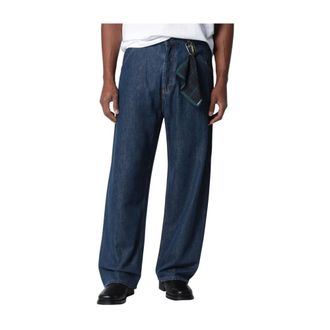 Darkpark Loose-fit Jeans, male, Blue, Size: W36 Donte Relax Fit Denim Pants