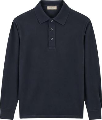Canali Polo Shirts - Heren - Polos - Blauw - XL - Tops