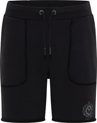 Carlo Colucci Oversize Sweat Short - Heren - Korte Broeken - Zwart - S - Katoen - Korte Broeken