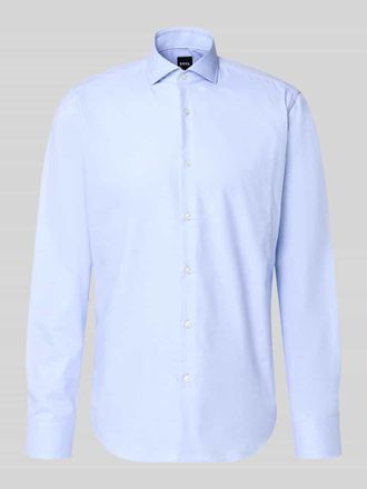 HUGO BOSS Regular Fit Businesshemd aus reiner Baumwolle in Bleu, Gr&ouml;&szlig;e 39
