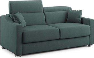 Divani.Store Amber Sof&aacute; Cama Convertible Con Tela Desmontable 191 Cm (mat. 140x197) Verde
