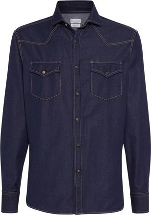Brunello Cucinelli Denim Shirt