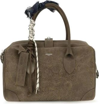 Golden Goose Leren Handtas met Handvat - Dames - Tassen - Bruin - Maat: ONE Size Leer
